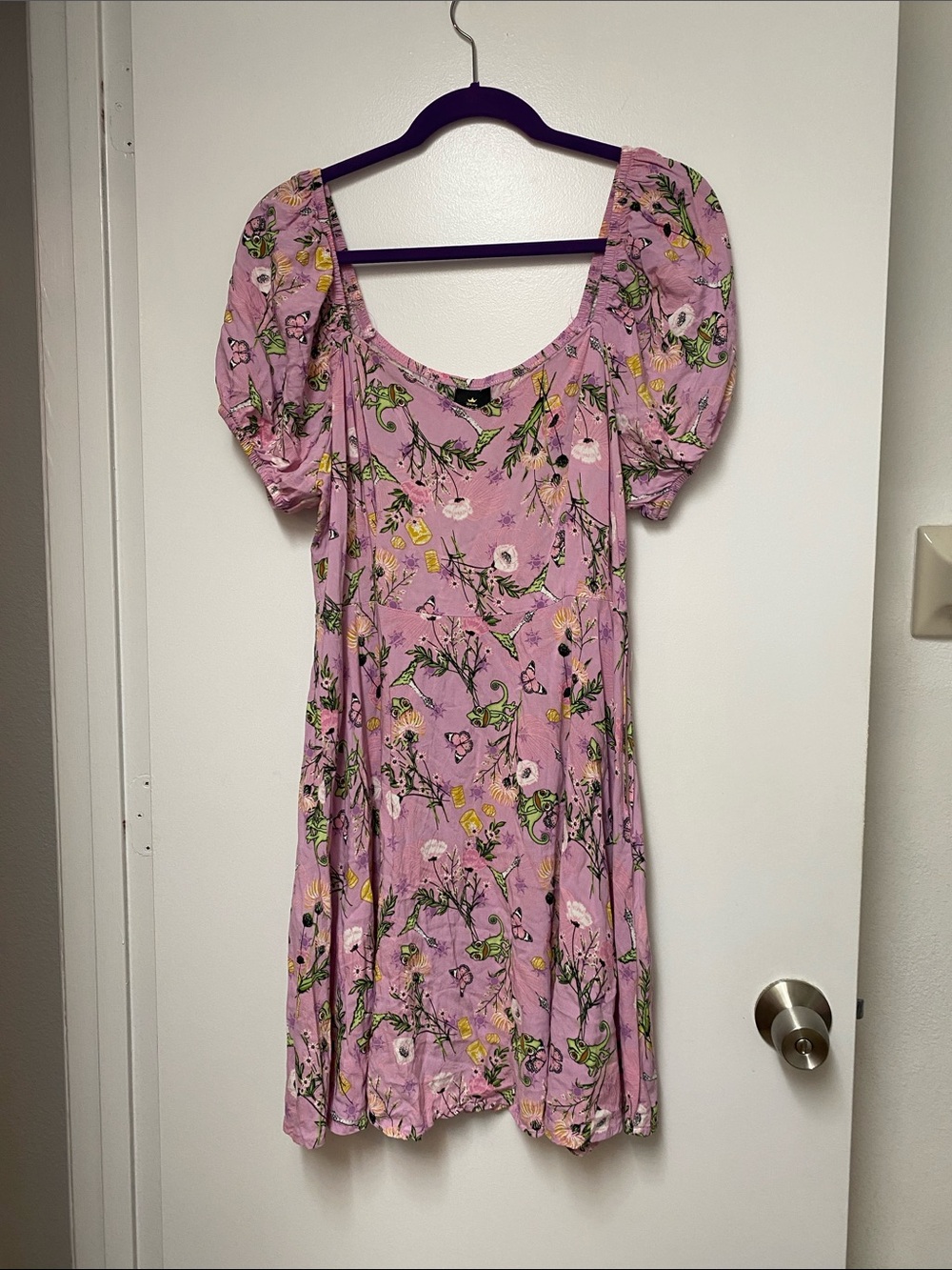 Disney Princess Women’s Tangled Rapunzel Pascal mini dress